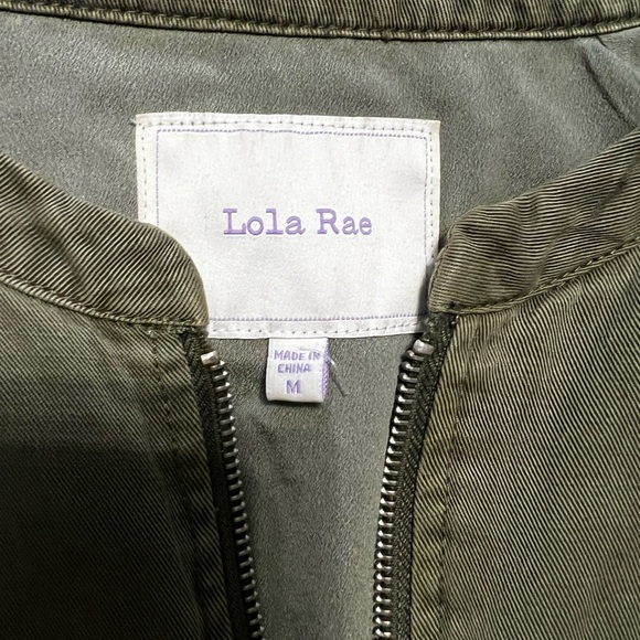 Lola Rae Gemma Tencel Bomber Jacket - Picture 2 of 8
